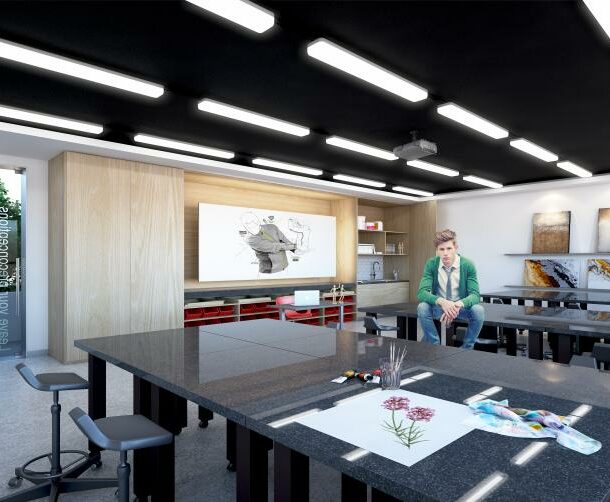 Salon de Arte colegio Americano